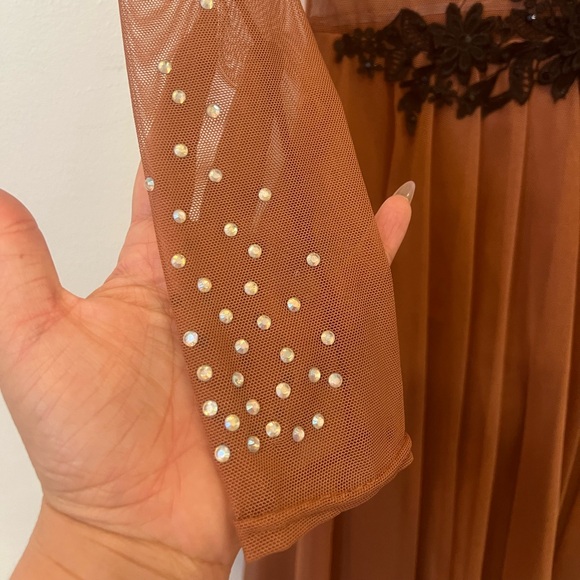 Revolution Dancewear Limitless lyrical costume, size Large Child, chai color - Picture 7 of 11